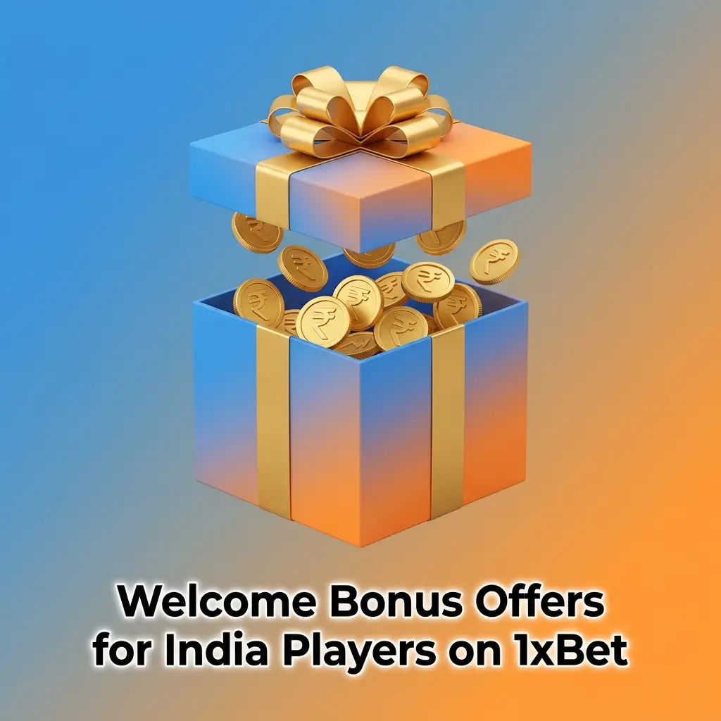 1xBet India sports welcome bonus 400% up to 50,000 INR for new users on first deposit